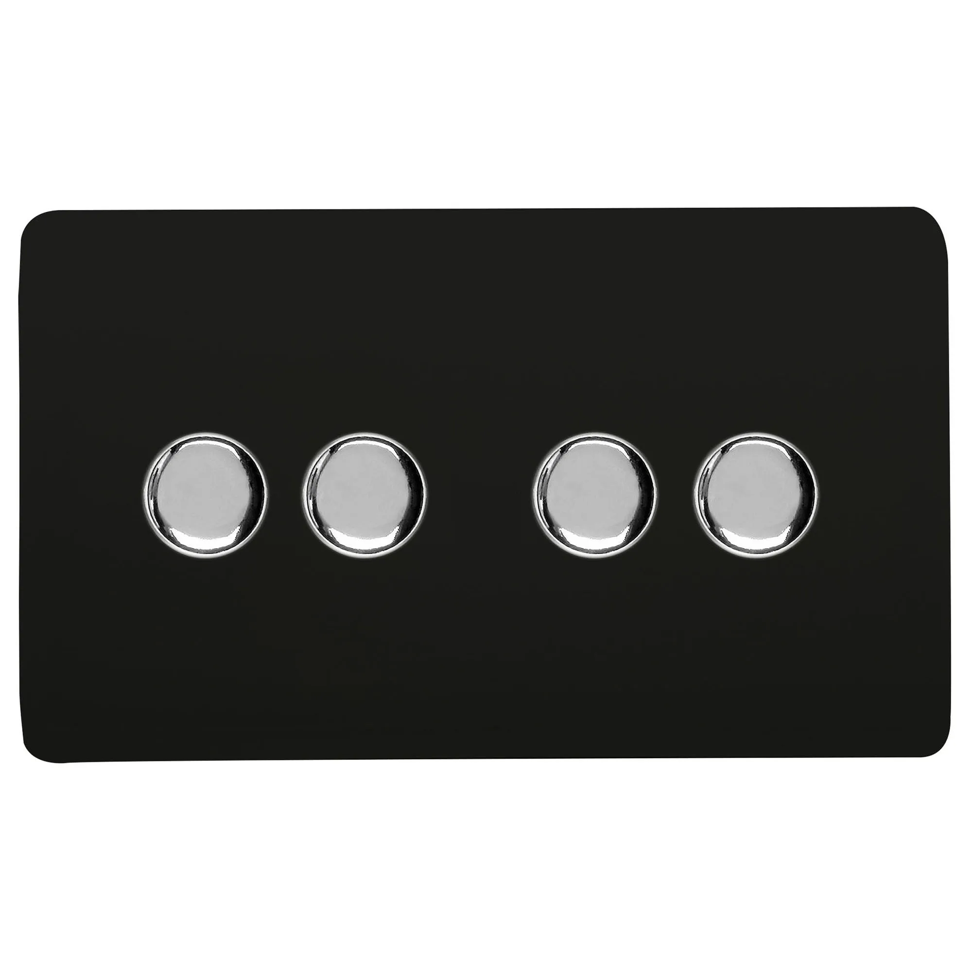 Matt Black Wiring Accessories Trendi Decorative Screwless